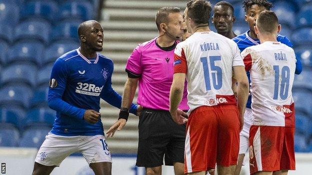 Ranger midfielder Glen Kamara regrets not walking off the pitch after being subjected to alleged racial abuse by a Slavia Prague player