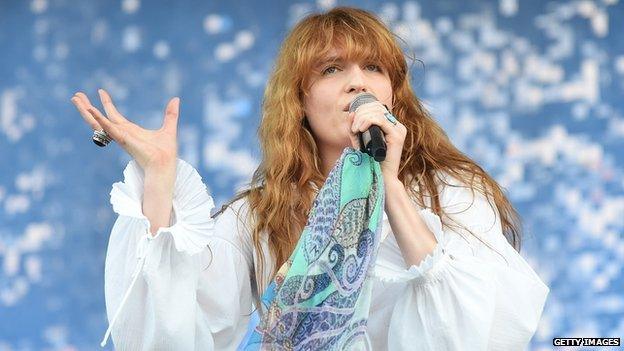 Florence Welch of Florence and the Machine