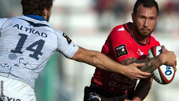 Quade Cooper of Toulon