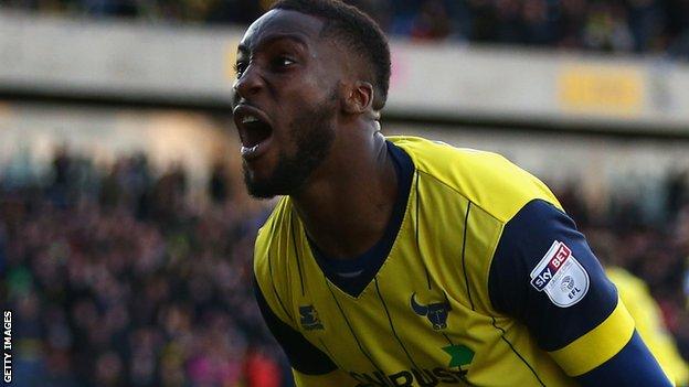 Oxford United defender Chey Dunkley