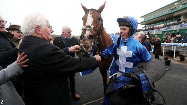 James Bowen, 16, is the youngest jockey to win the Welsh National while Raz De Maree is the oldest horse at 13