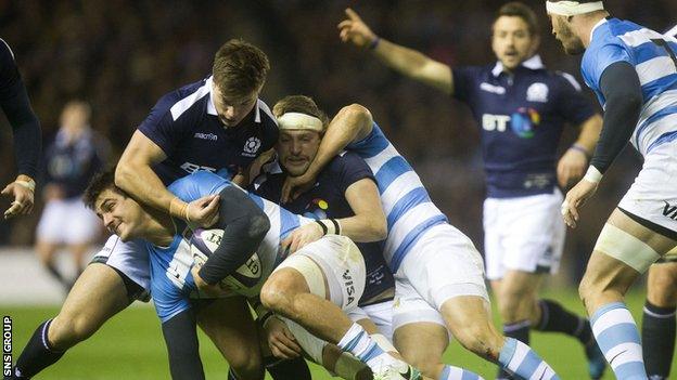 Gray sees room for improvement in the breakdown for Scotland