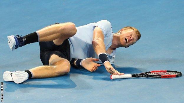 British number two Kyle Edmund