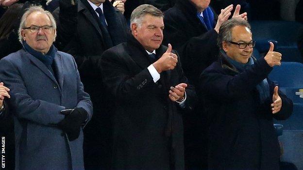 Sam Allardyce and Everton owner Farhad Moshiri