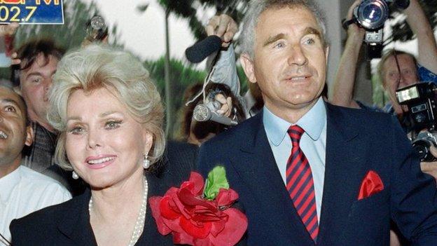 Zsa Zsa Gabor and Frederic Prinz von Anhalt