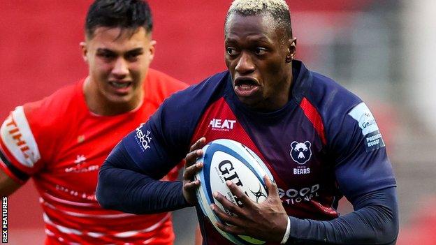 Bristol Bears winger Niyi Adeolokun