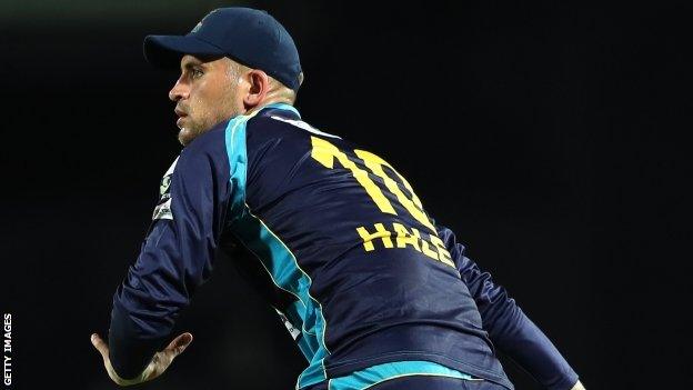 Alex Hales has been in action in the Caribbean Premier League for Barbados Tridents