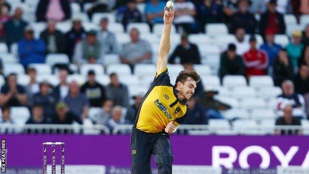 Glamorgan's Joe Cooke's two wickets in the final helped him draw clear of Simon Harmer and Conor McKerr as top wicket taker on 20