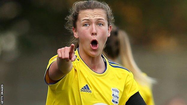 Charlie Wellings in action for Birmingham