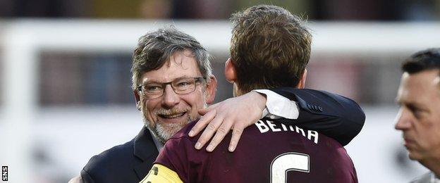 Craig Levein and Christophe Berra