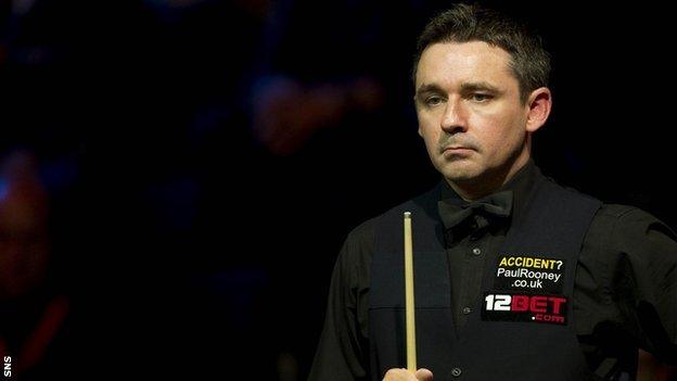 Snooker player Alan McManus