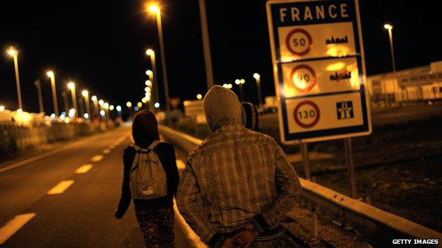 Migrants at Calais