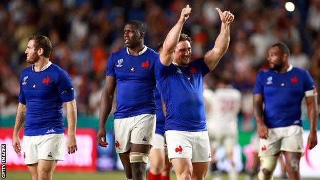 France celebrate win