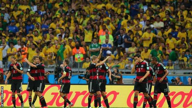 Germany celebrate