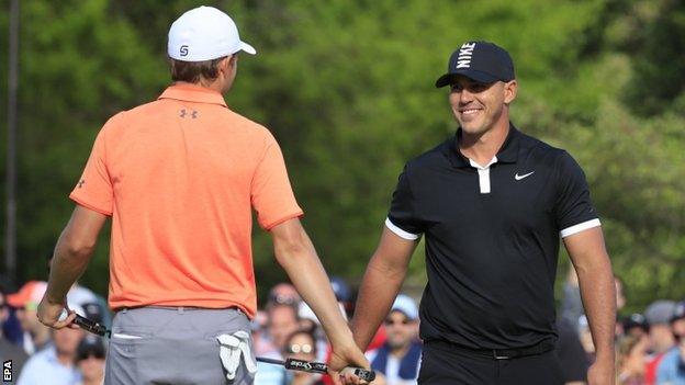 Jordan Spieth and Brooks Koepka