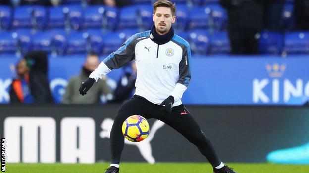 Leicester City midfielder Adrien Silva