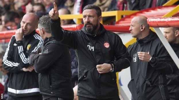 Aberdeen manager Derek McInnes