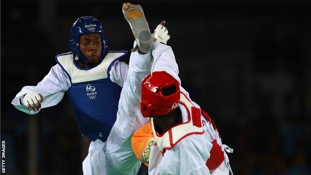 Olympic taekwondo silver medallist Lutalo Muhammad