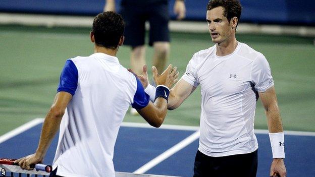 Grigor Dimitrov and Andy Murray