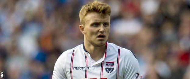 Ross County midfielder Tony Dingwall