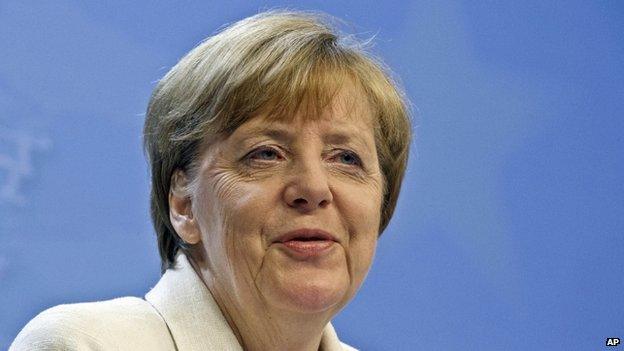 German Chancellor Angela Merkel