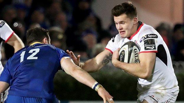 Ulster wing Jacob Stockdale will pose a major threat to Leinster on Saturday