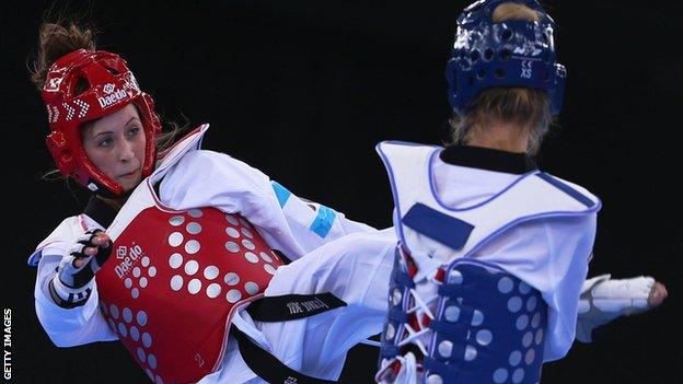 Jade Jones in action