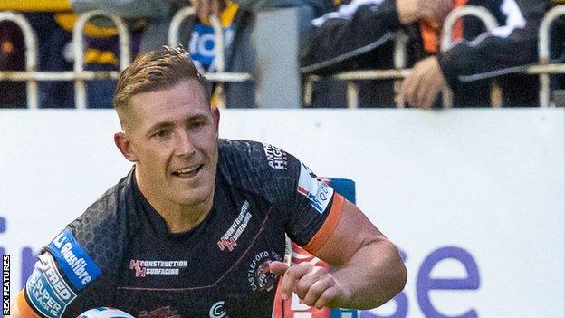 Greg Eden's hat-trick got him off the mark for the season as he helped Castleford to victory against Hull FC in his 150th Super League appearance