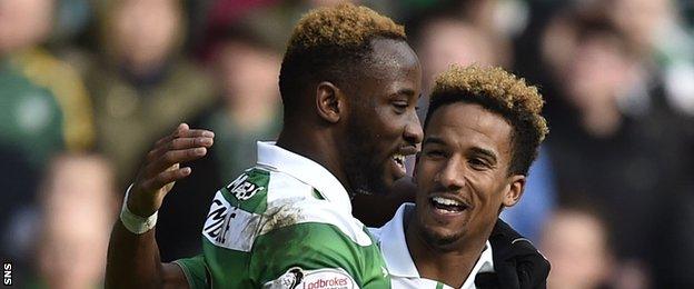 Moussa Dembele and Scott Sinclair