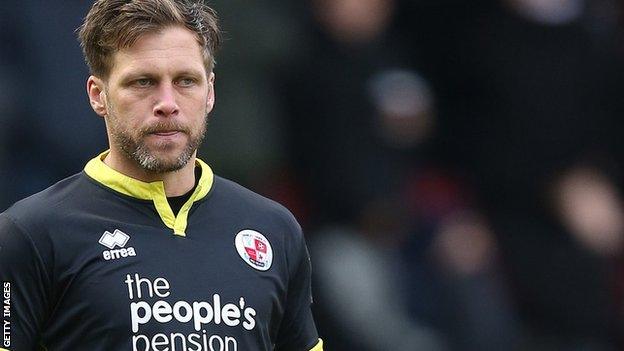 Dannie Bulman in action for Crawley Town