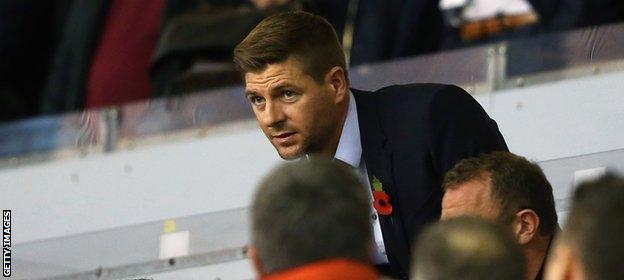 Former Liverpool skipper Steven Gerrard