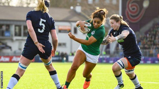 Ireland edged out Scotland 18-14 in the 2020 Six Nations