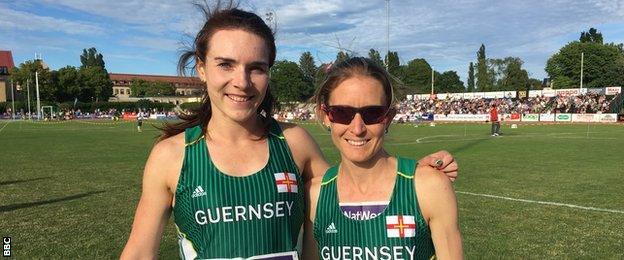 Sarah Mercier (left) and Louise Perrio