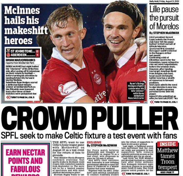 Daily Mail back page