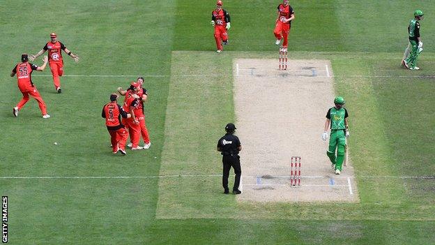 Melbourne Renegades celebrate their first Big Bash title