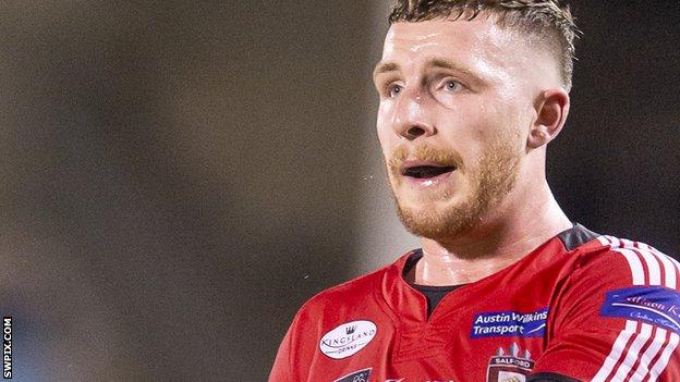 Salford Red Devils half-back Jackson Hastings