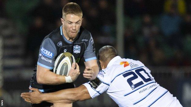 Steyn played a privotal role in Glasgow's run to the Pro14 final last season