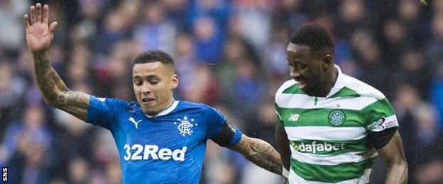 James Tavernier and Moussa Dembele