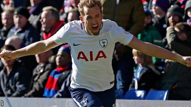 Tottenham striker Harry Kane