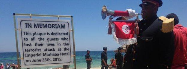 Plaque erected on hotel where Sousse attack happened a week ago