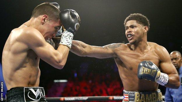 Oscar Valdez and Shakur Stevenson