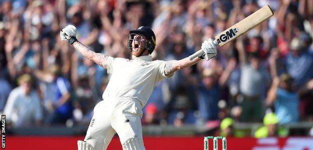 Ben Stokes celebrates at Headingley