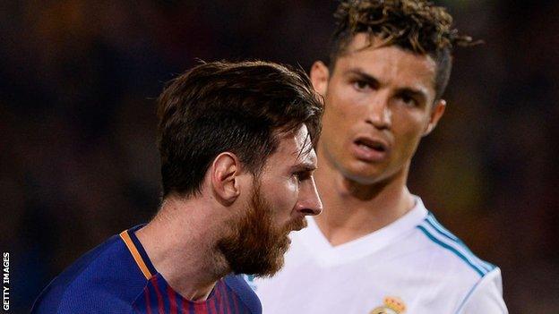 Lionel Messi and Cristiano Ronaldo