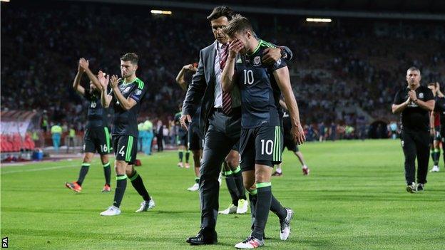 Chris Coleman and Aaron Ramsey