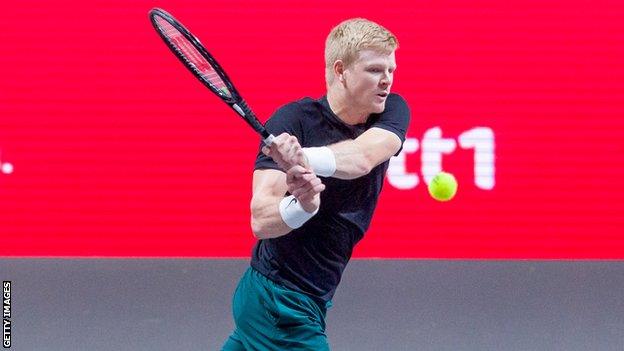 British tennis player Kyle Edmund