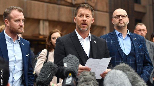 Director of the Offside Trust Steve Walters spoke outside court following the sentencing of Barry Bennell