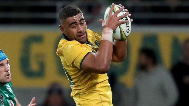 Lukhan Tui made a favourable impact for Australia as a replacement in the second Test against Australia