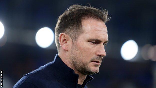 Everton manager Frank Lampard