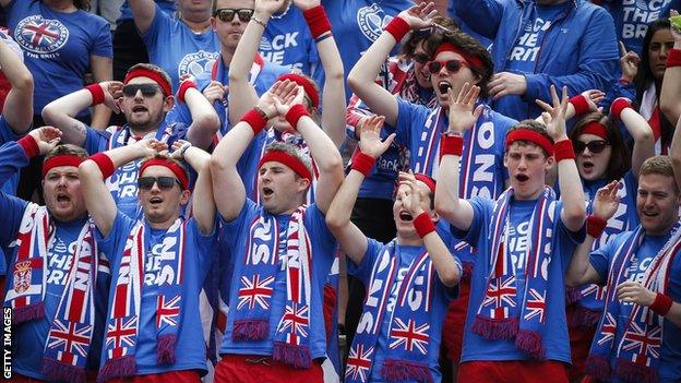 GB Davis Cup fans