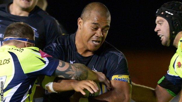 Newcastle Falcons prop Taione Vea